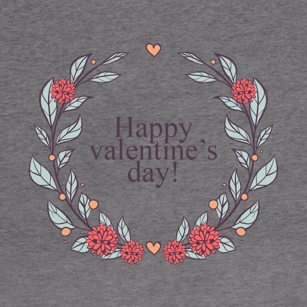 Happy Valentine's Day T-Shirt by YousifAzeez